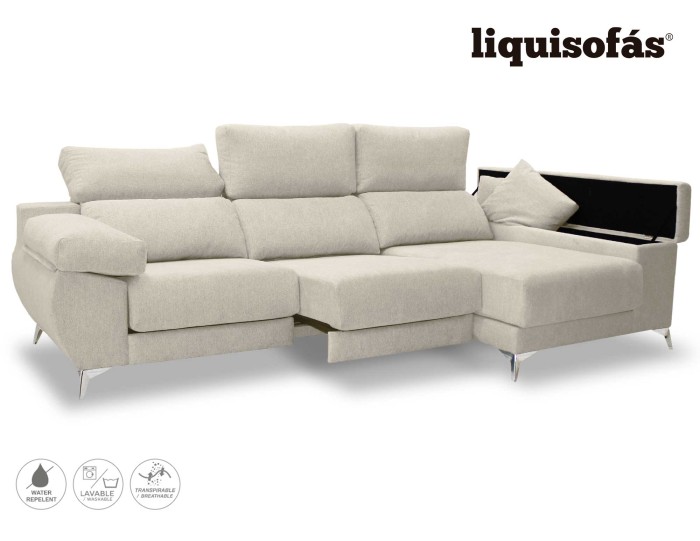 CHAISELONGUE DESLIZANTE AL SUELO Y RECLINABLE MOD. TENERIFE