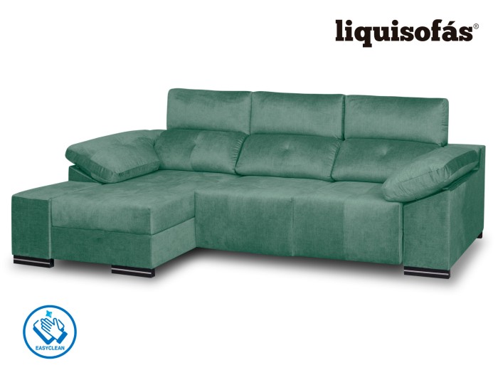 CHAISELONGUE DESLIZANTE FRONTAL Y RECLINABLE MOD. PERLA