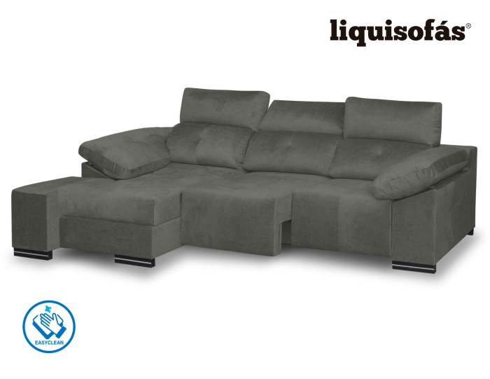 CHAISELONGUE DESLIZANTE FRONTAL Y RECLINABLE MOD. PERLA