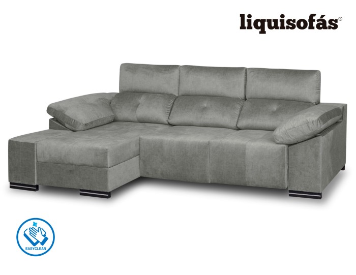 CHAISELONGUE DESLIZANTE FRONTAL Y RECLINABLE MOD. PERLA