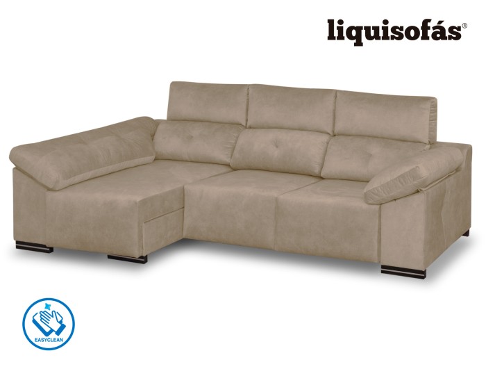 CHAISELONGUE DESLIZANTE FRONTAL Y RECLINABLE MOD. JULY