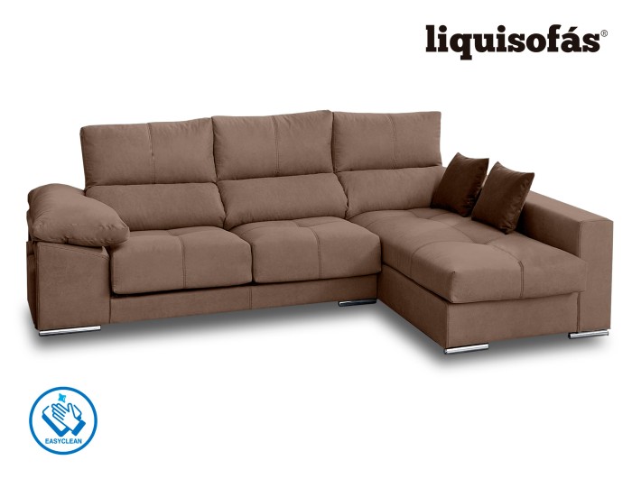 SOFÁ CHAISELONGUE DESLIZANTE Y RECLINABLE MOD. PÉTALO