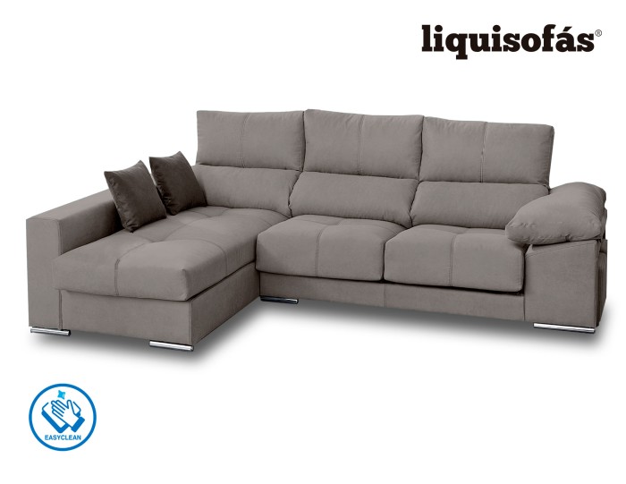 SOFÁ CHAISELONGUE DESLIZANTE Y RECLINABLE MOD. PÉTALO