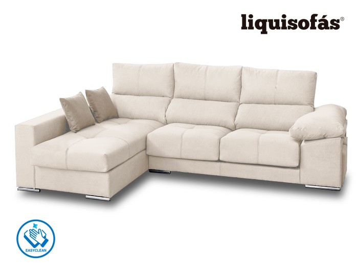 SOFÁ CHAISELONGUE DESLIZANTE Y RECLINABLE MOD. PÉTALO