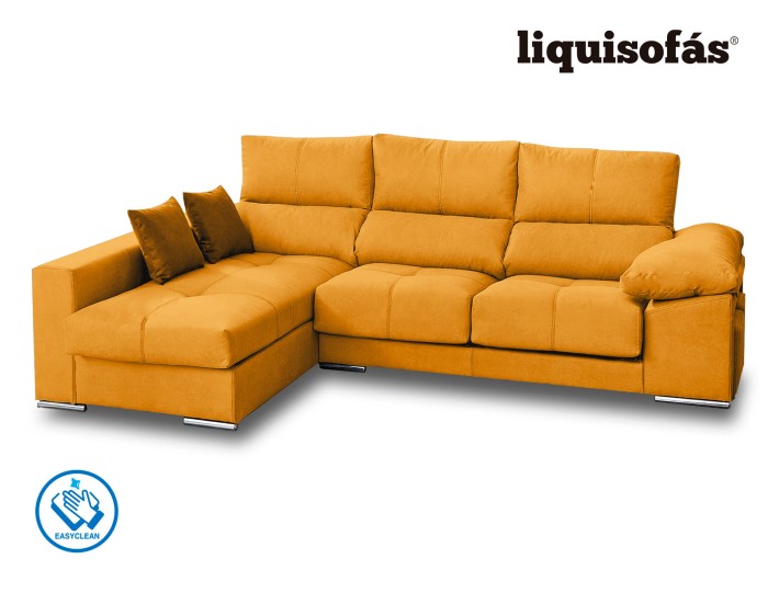 SOFÁ CHAISELONGUE DESLIZANTE Y RECLINABLE MOD. PÉTALO