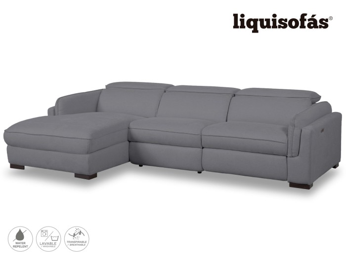 SOFÁ CHAISE LONGUE RELAX ELÉCTRICO Y RECLINABLE MOD. TIBET