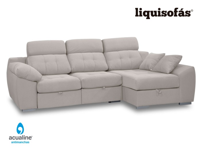 CHAISELONGUE DESLIZANTE Y RECLINABLE MOD. MAYA