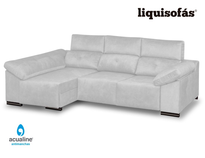 CHAISELONGUE DESLIZANTE FRONTAL Y RECLINABLE MOD. JULY