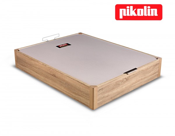 Canapé abatible PIKOLIN madera, alta capacidad y resistencia, natural,  150x200